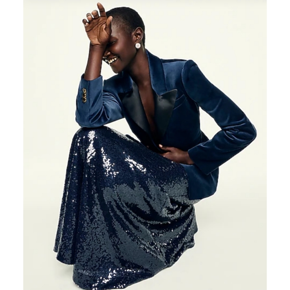 24. J.Crew Marie Marot X J.Crew sequin maxi skirt - Picture 2 of 12